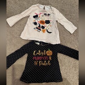 Mudpie 2-3T halloween shirts